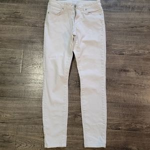 Loft Curvy Skinny White Jeans - 2/26